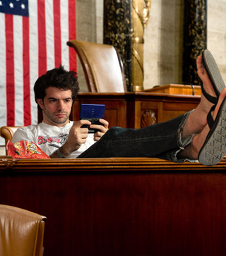 Jeremy has repeatedly been asked not to leave dirty clothes around the Senate chambers.